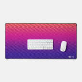 Synthwave-Thema Schreibtischunterlage (Tastatur & Maus)