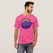 Synthwave Ufo T-Shirt (Vorne ganz)