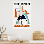 Syphilis 1940 WPA beenden Poster (Küche)