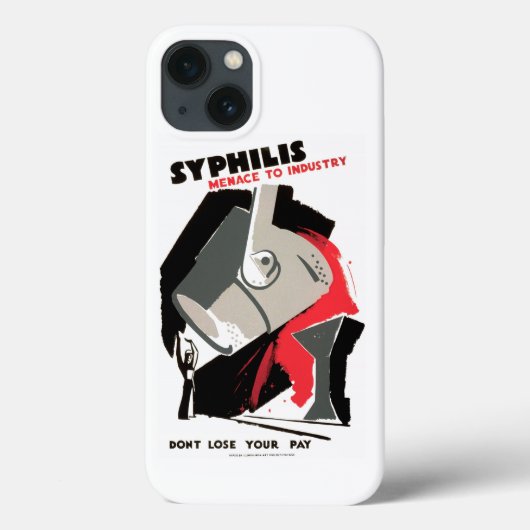 Syphilis ~ Bedrohung der Industrie Case-Mate iPhone Hülle (Rückseite)