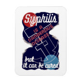 Syphilis ist eine gefährliche Krankheit Magnet (Vertikal)
