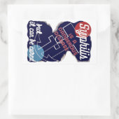 Syphilis ist eine gefährliche Krankheit Rechteckiger Aufkleber (Tasche)