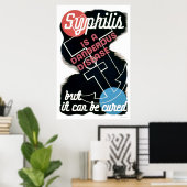 Syphilis ist gefährlich 1941 WPA Poster (Heimbüro)