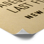 Syphilis ist Vintag 1939 WPA-Gesundheit vermeidbar Poster (Ecke)