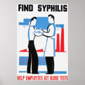 Syphilis Poster suchen (Vorne)