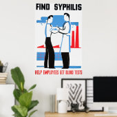 Syphilis Poster suchen (Heimbüro)