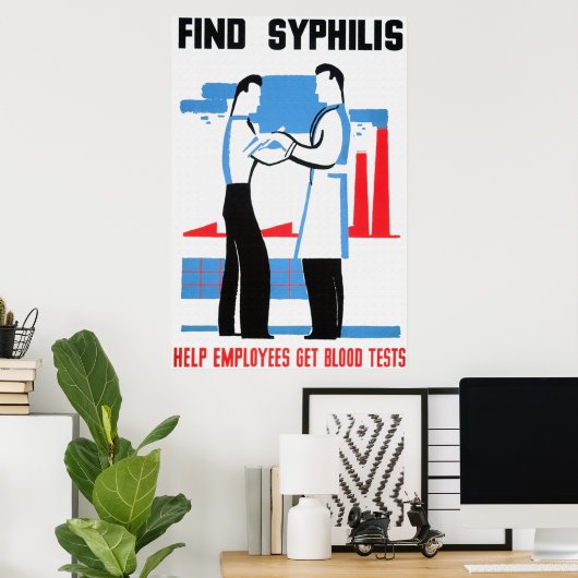Syphilis Poster suchen (Heimbüro)