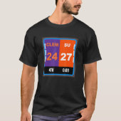 Syracuse Fan Scoreboard Football Clemson Sc T-Shirt (Vorderseite)