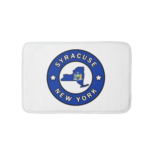 Syracuse New York Badematte (Vorderseite)
