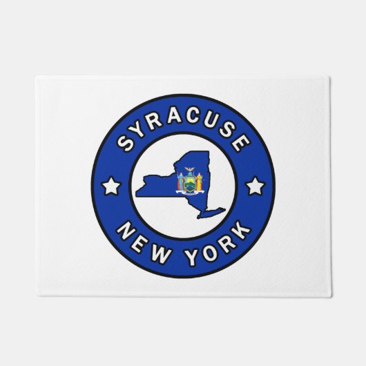 Syracuse New York Fußmatte (Vorderseite)