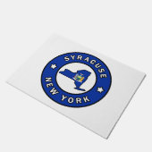 Syracuse New York Fußmatte (Schrägansicht)