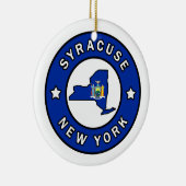 Syracuse New York Keramik Ornament (Rechts)