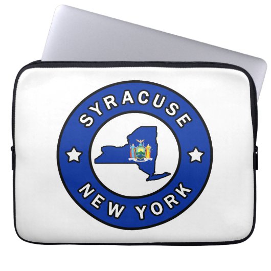 Syracuse New York Laptopschutzhülle (Vorderseite)