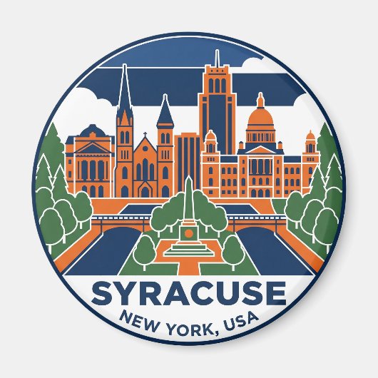 Syracuse New York Magnet (Vorne)