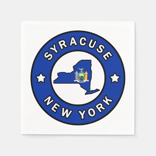 Syracuse New York Serviette (Vorderseite)