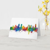 Syracuse New York Skyline Karte (Gelbe Blume)
