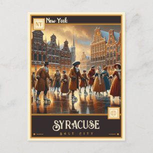 Syracuse, New York Vintage Postkarte