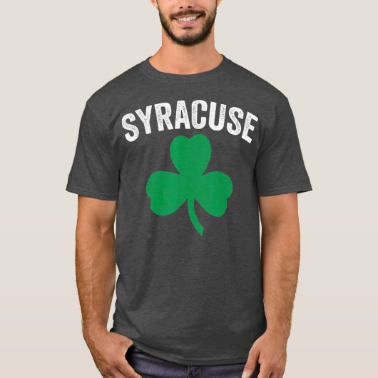 Syracuse St Patricks Day Parade Irish Shamrock T-Shirt (Vorderseite)