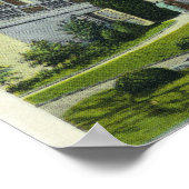 Syracuse U Campus View Shooting Crouse Uni Poster (Ecke)