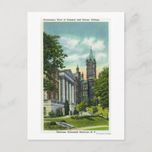 Syracuse U Campus View Shooting Crouse Uni Postkarte