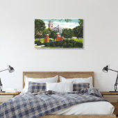 Syracuse U Campus View zeigt Lyman Hall Leinwanddruck (Insitu (Schlafzimmer))