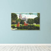 Syracuse U Campus View zeigt Lyman Hall Leinwanddruck (Insitu (Holzboden))