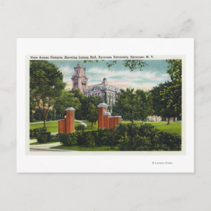 Syracuse U Campus View zeigt Lyman Hall Postkarte