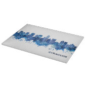 Syracuse USA Skyline Blue Schneidebrett (Ecke)