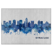 Syracuse USA Skyline Blue Schneidebrett (Vorderseite)