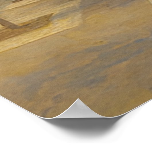 Syracuse Utah Temple Painting™ LDS Wall Art Poster (Ecke)