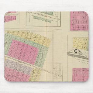 Syrakus, Coolidge, Hudson, Loco, Kansas Mousepad