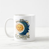 Syrakus New York 2024 Total Solar Eclipse Celesti Kaffeetasse (Links)