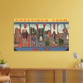 Syrakus, New York - Großbuchstaben Leinwanddruck (Insitu (Wohnzimmer))