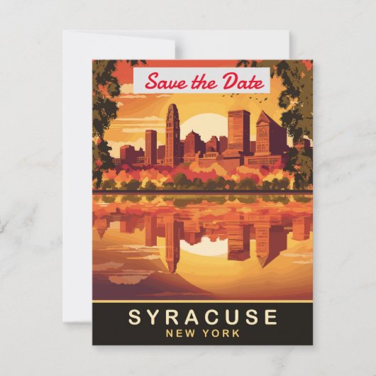 Syrakus, New York, Save The Date (Vorderseite)