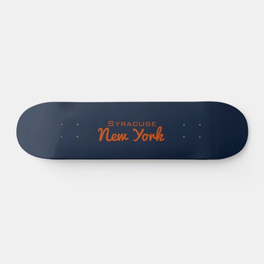 Syrakus, New York Skateboard (Horizontal)