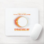 Syrakus New York Total Solar Eclipse 2024 Mousepad (Mit Mouse)