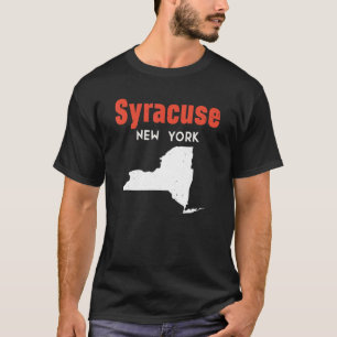 Syrakus New York Usa Staat Amerika Reisen New York T-Shirt