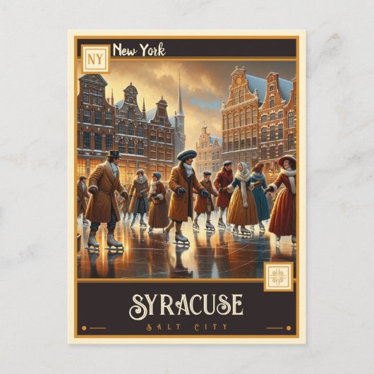Syrakus, New York | VINTAG Postkarte (Vorderseite)