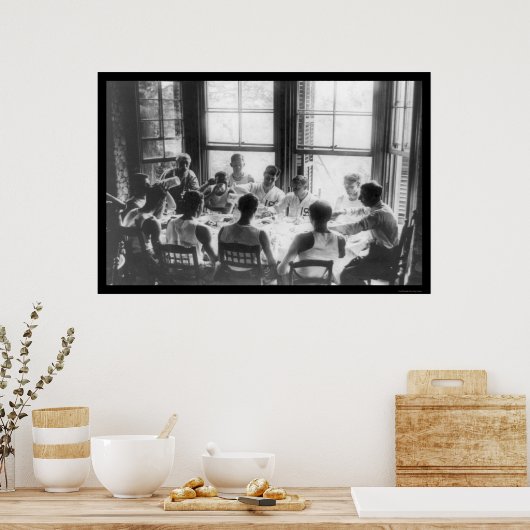 Syrakus Rowing Dinner 1908 Poster (Küche)