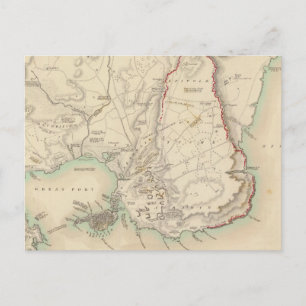 Syrakus und Resten seiner fünf Städte Postkarte