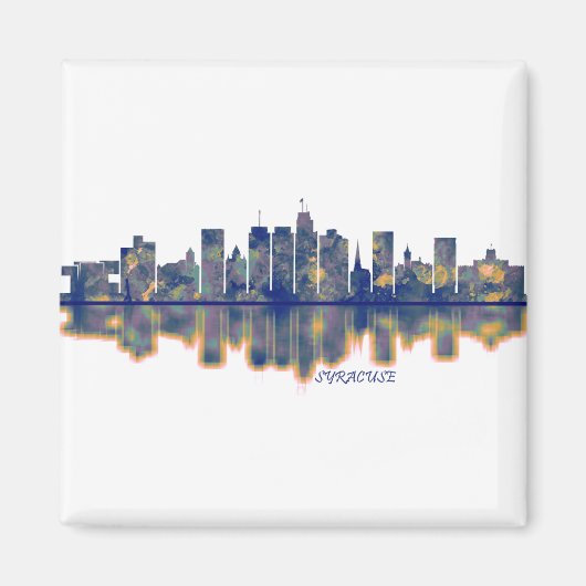 Syrakus USA Skyline Magnet (Vorne)