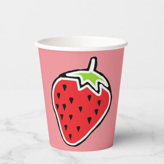 Syrawberry Paper Cup Pappbecher (Vorderseite)