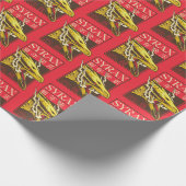 Syrax neues Jahr | 新 年 快 乐 Geschenkpapier (Ecke)