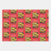 Syrax neues Jahr | 新 年 快 乐 Geschenkpapier Set (Vorderseite)