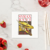 Syrax neues Jahr | 新 年 快 乐 Serviette (Beispiel)
