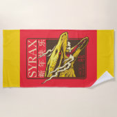 Syrax neues Jahr | 新 年 快 乐 Strandtuch (Vorderseite)