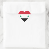 Syria Herz-Aufkleber (Tasche)