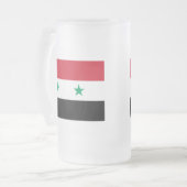 Syria Mattglas Bierglas (Vorderseite Links)
