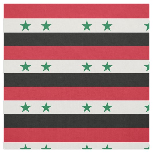 Syria Old Flag Stoff (Muster)