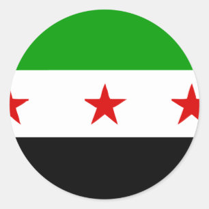 Syria Runder Aufkleber